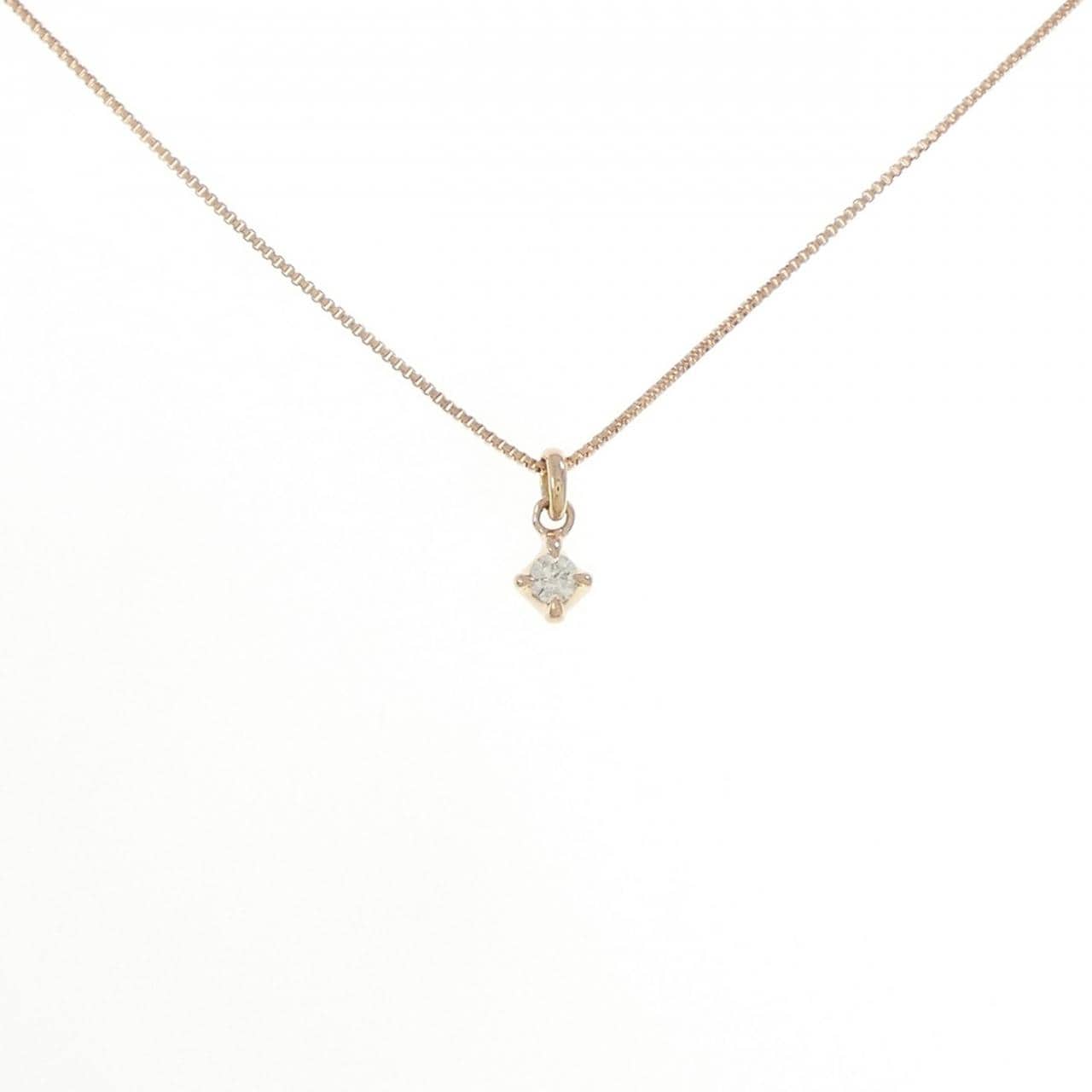 アガット ダイヤモンド ネックレス 0.05CT