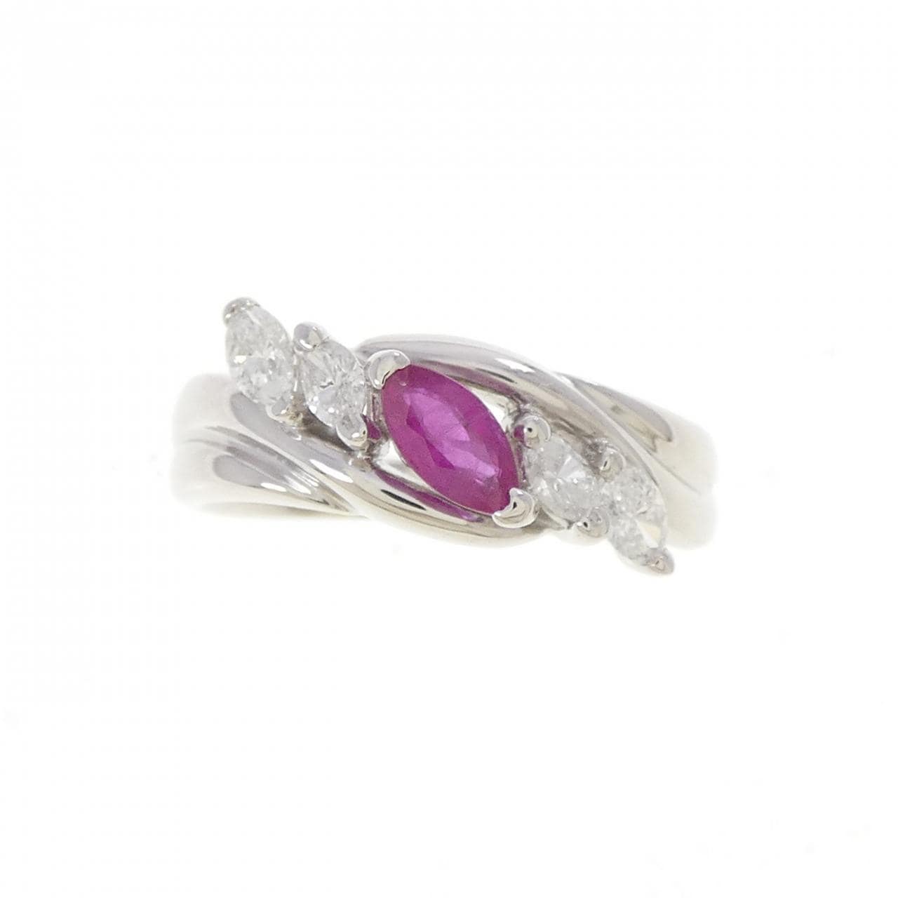 PT900 ルビー リング