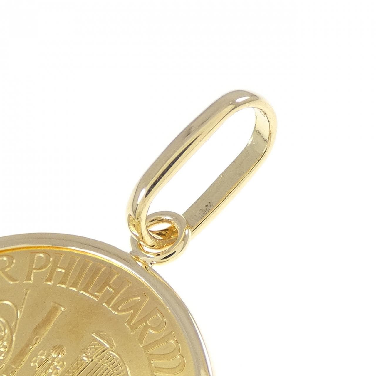 K18YG(枠) コイン ペンダント