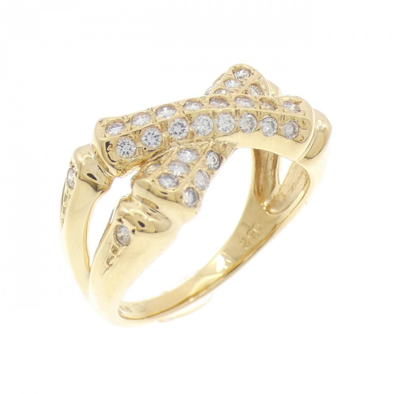 K18YG ダイヤモンド リング 0.52CT