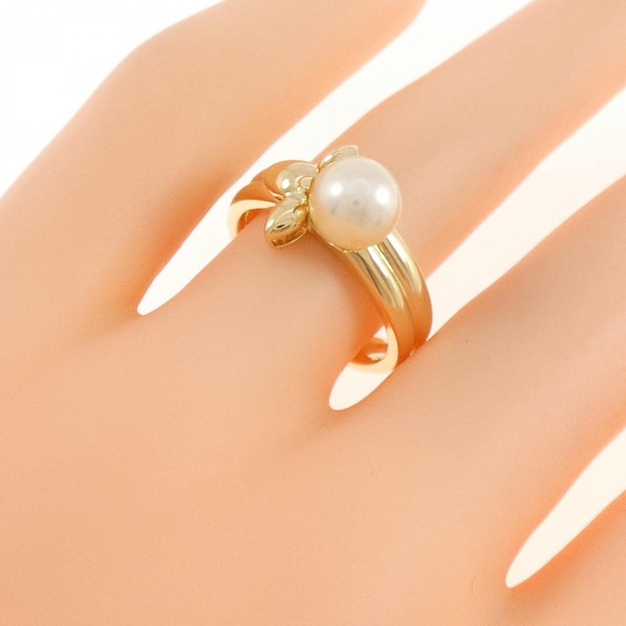 【ヴィンテージ】ヴァンクリーフ&アーペル アコヤパール リング 6.7mm