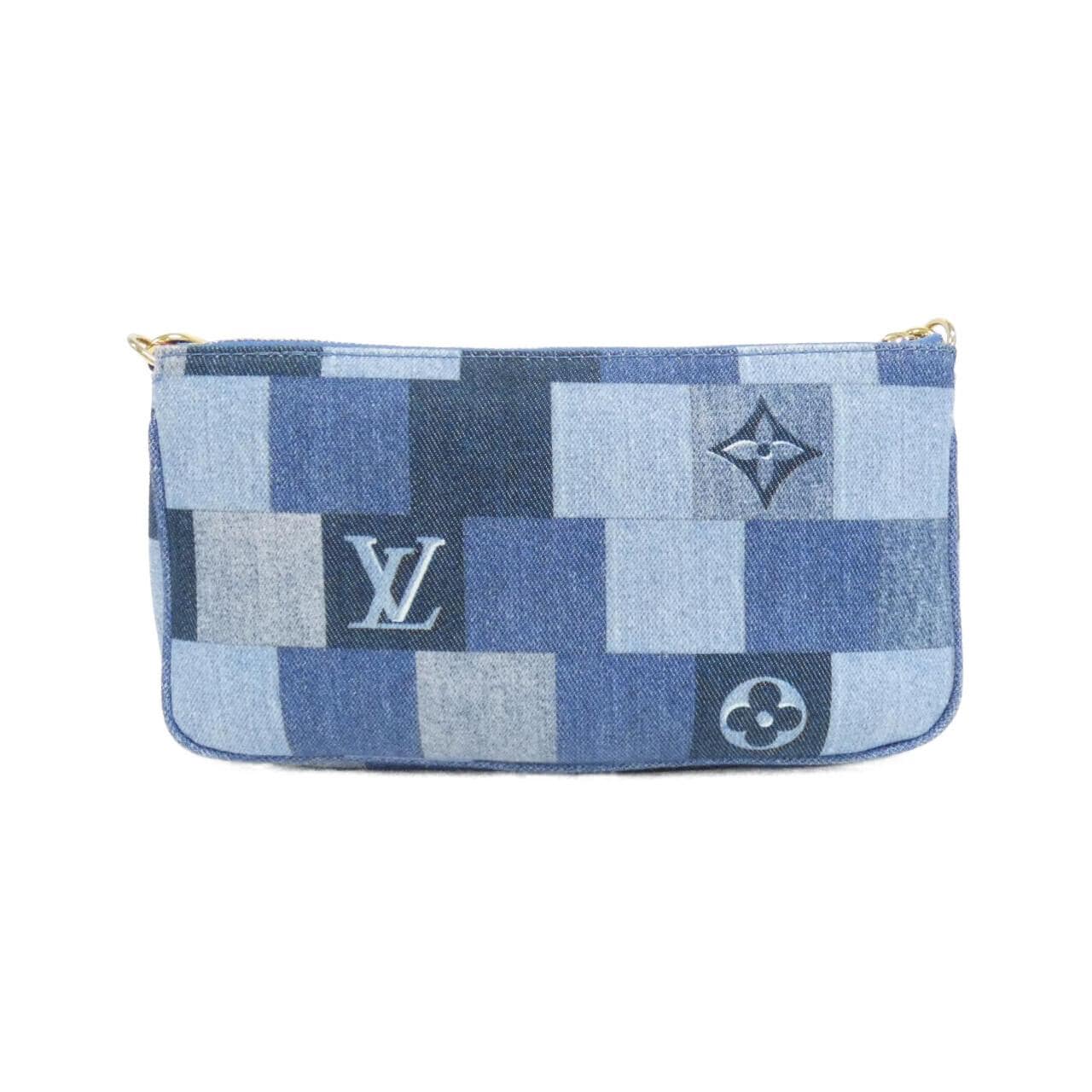 LOUIS VUITTON Vuitton Denim Monogram Multi Pochette Accessoires M44990 Shoulder Bag