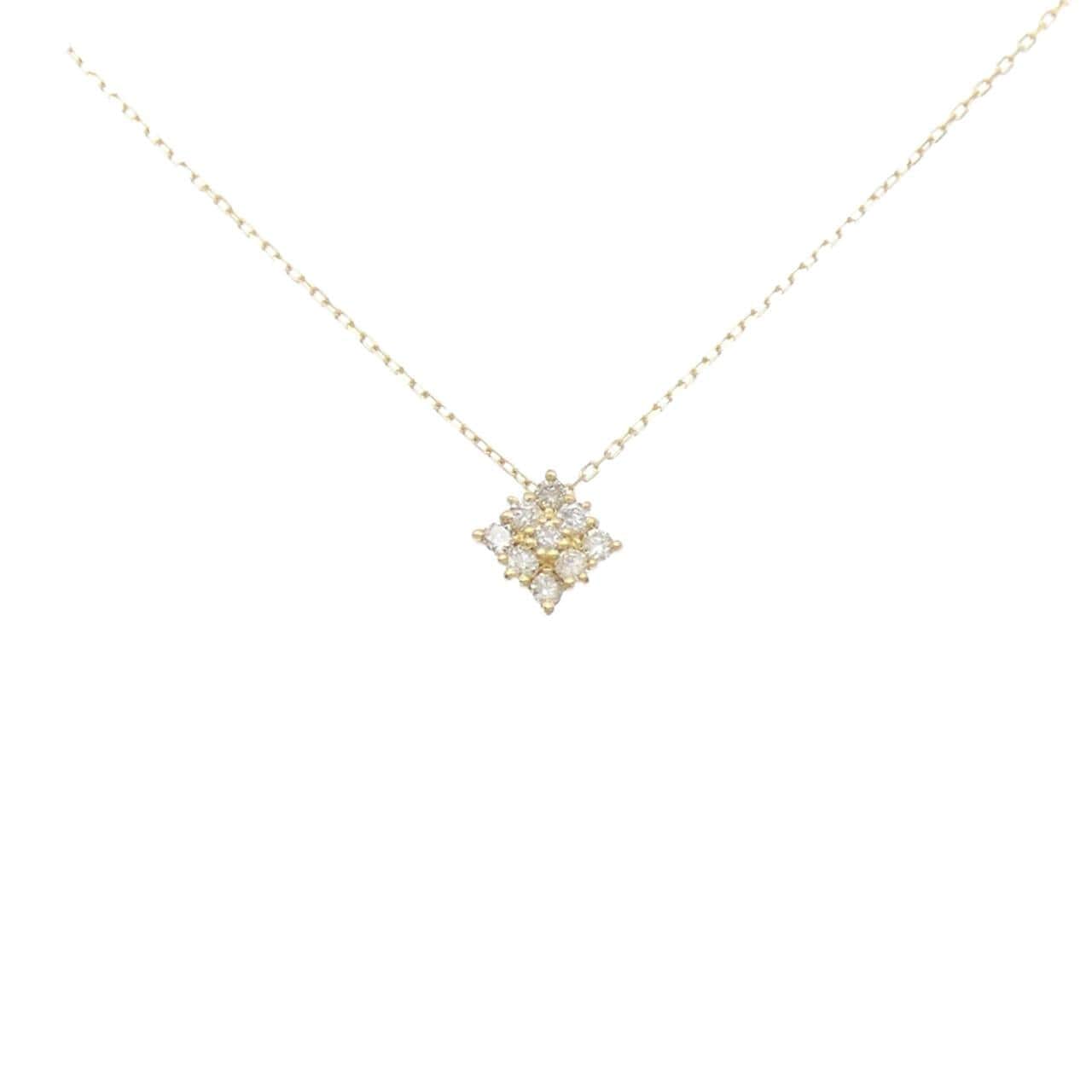 【新品】K18YG ダイヤモンド ネックレス 0.10CT