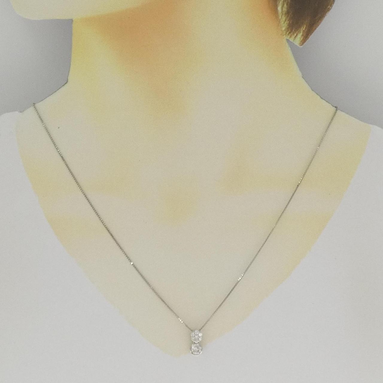 PT900/PT850 ダイヤモンド ネックレス 0.27CT