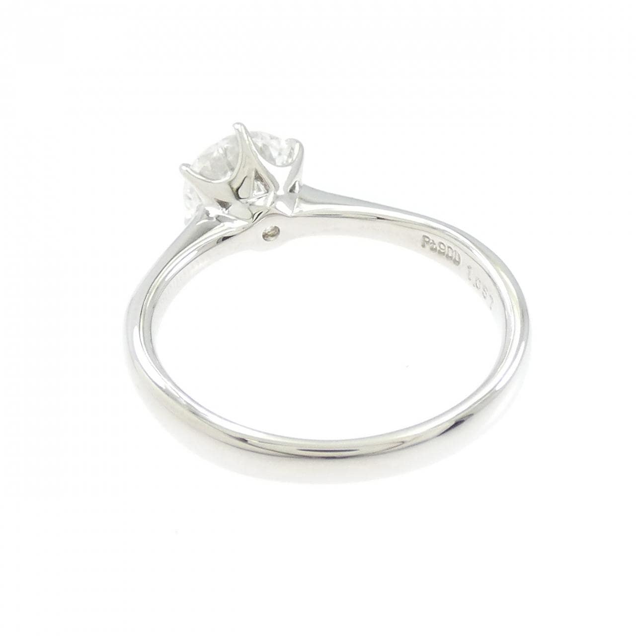 【リメイク】PT900 ダイヤモンド リング 1.057CT D SI1 EXT H&C