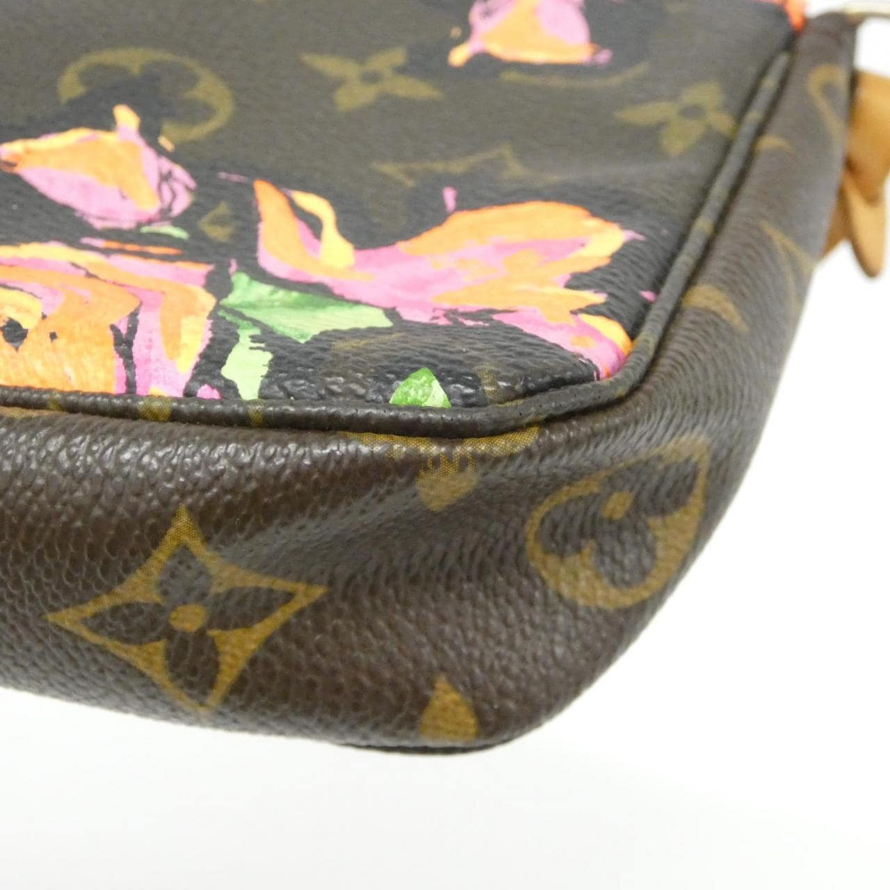 【ヴィンテージ】ルイヴィトン モノグラム ローズ(スティーブン スプラウス) ポシェット アクセソワール M48615 アクセサリーポーチ