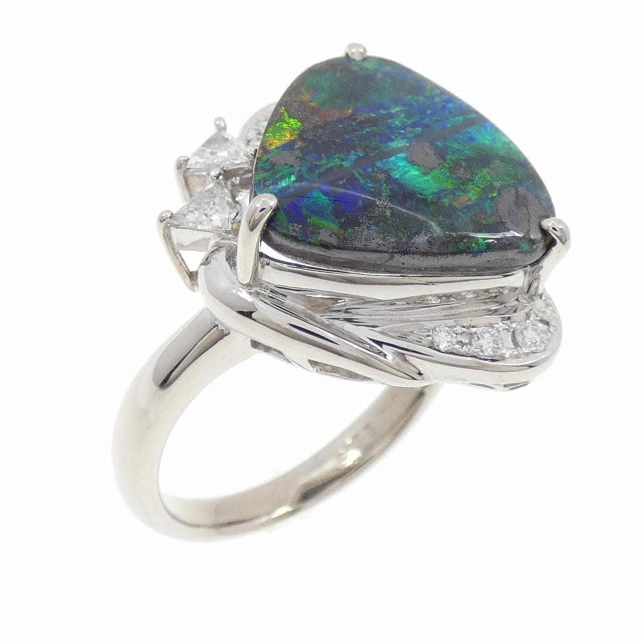 奥佳 ボルダーオパール リング 6.68CT