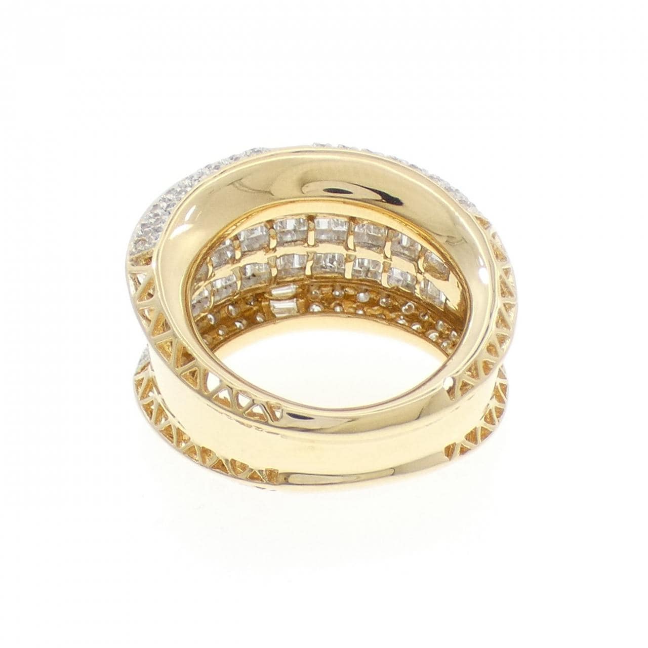 K18YG ダイヤモンド リング 1.56CT