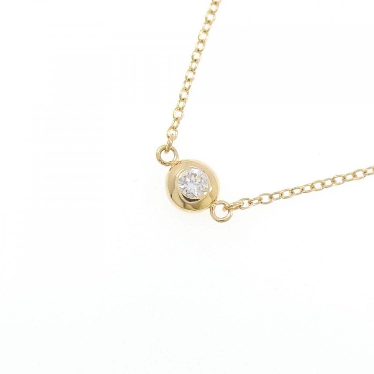 K18YG ダイヤモンド ネックレス 0.1CT