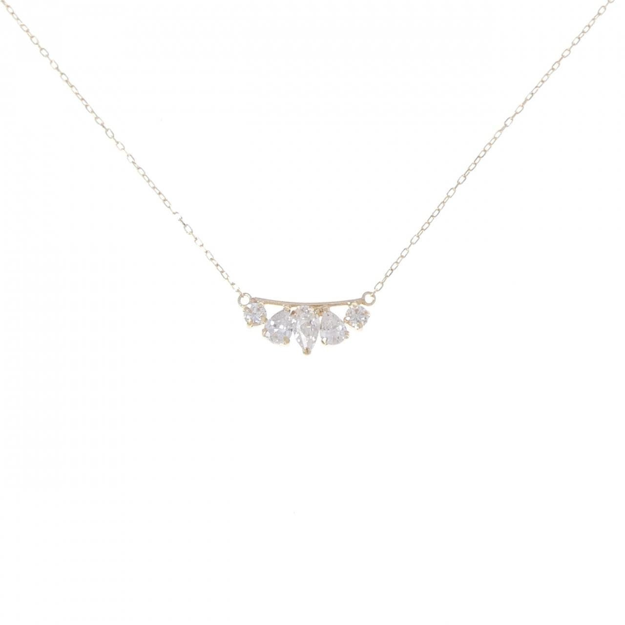 K10YG キュービック ネックレス