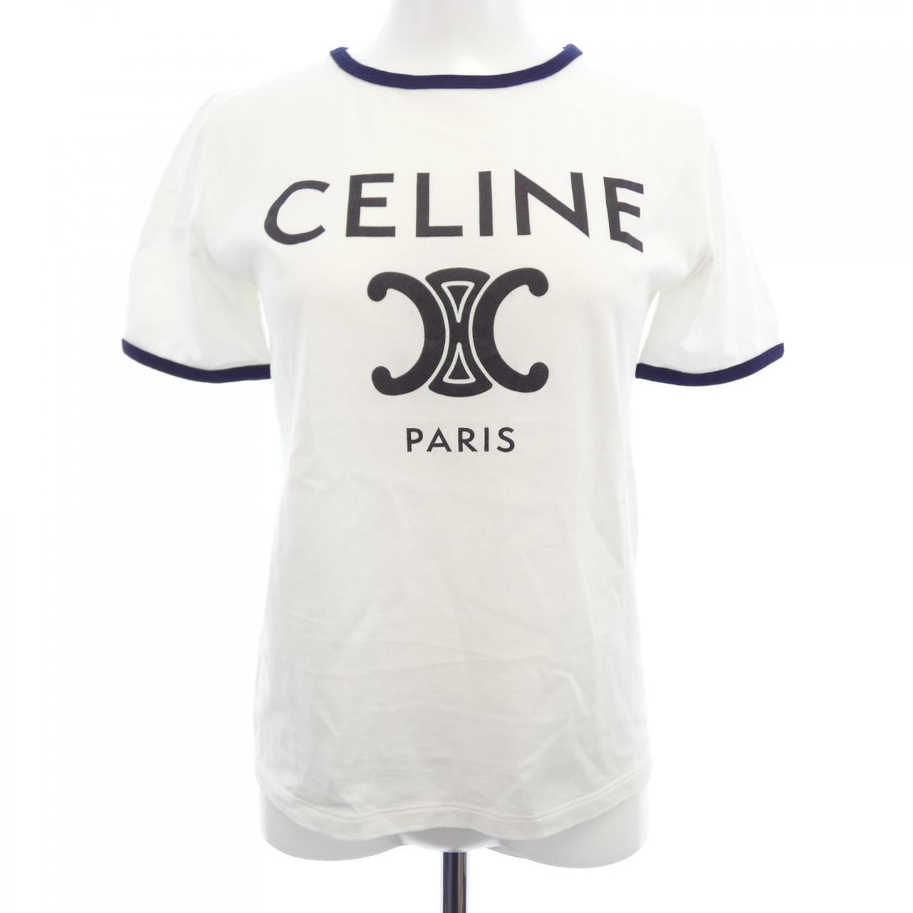セリーヌ CELINE CELINE PARIS Tシャツ　トリオンフ TRIOMPHE 2X872671Q Tシャツ