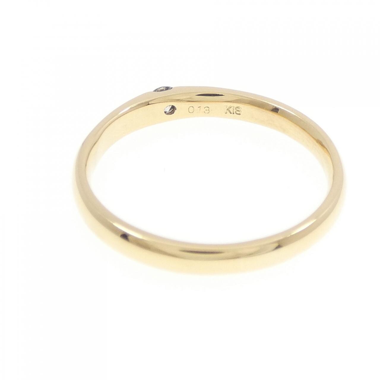K18YG ダイヤモンド リング 0.13CT