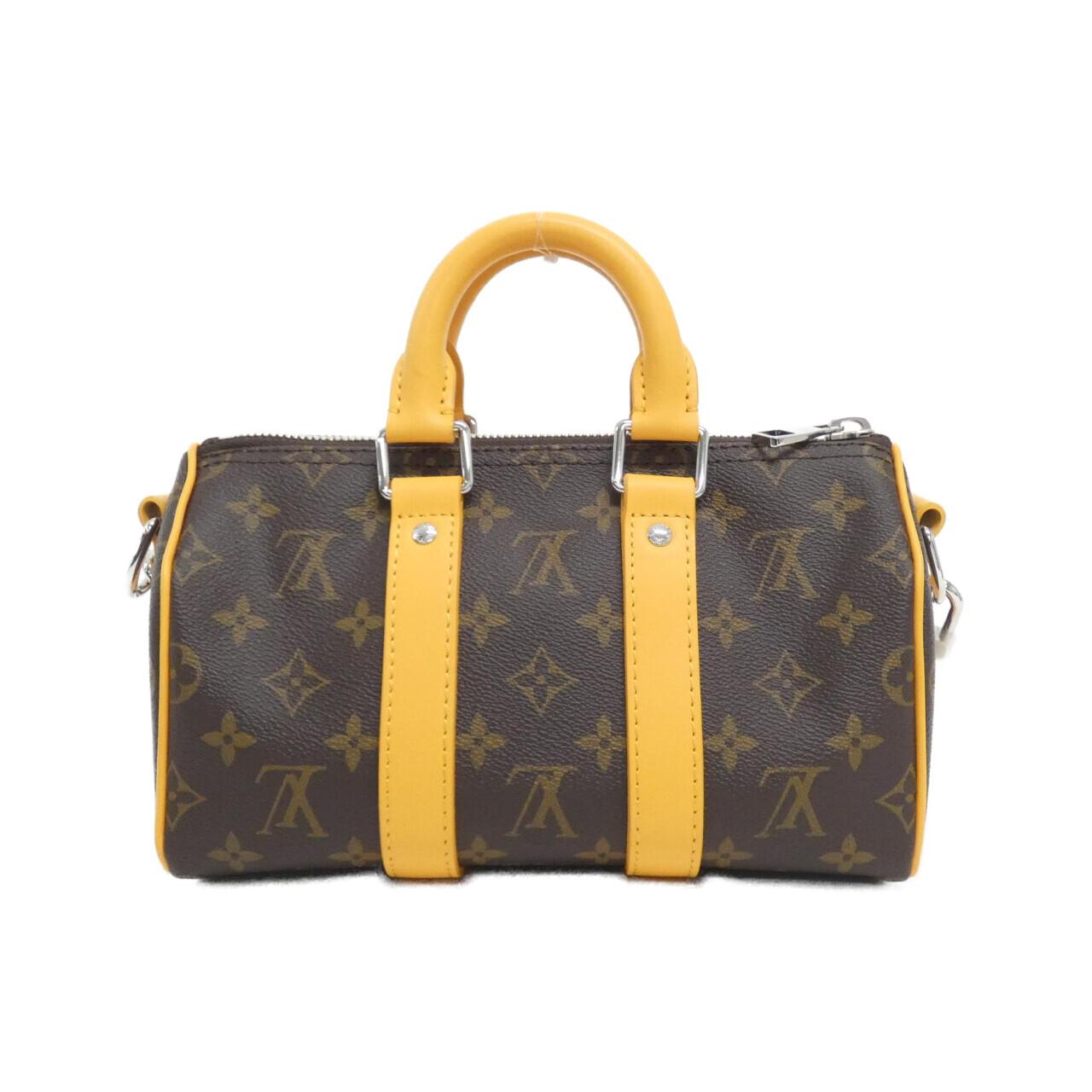 LOUIS VUITTON Monogram Macassar (LV Color Mania) Keepall Bandouliere 25cm M12733 Boston Bag