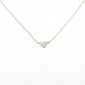 K18PG ハート ダイヤモンド ネックレス 0.360CT