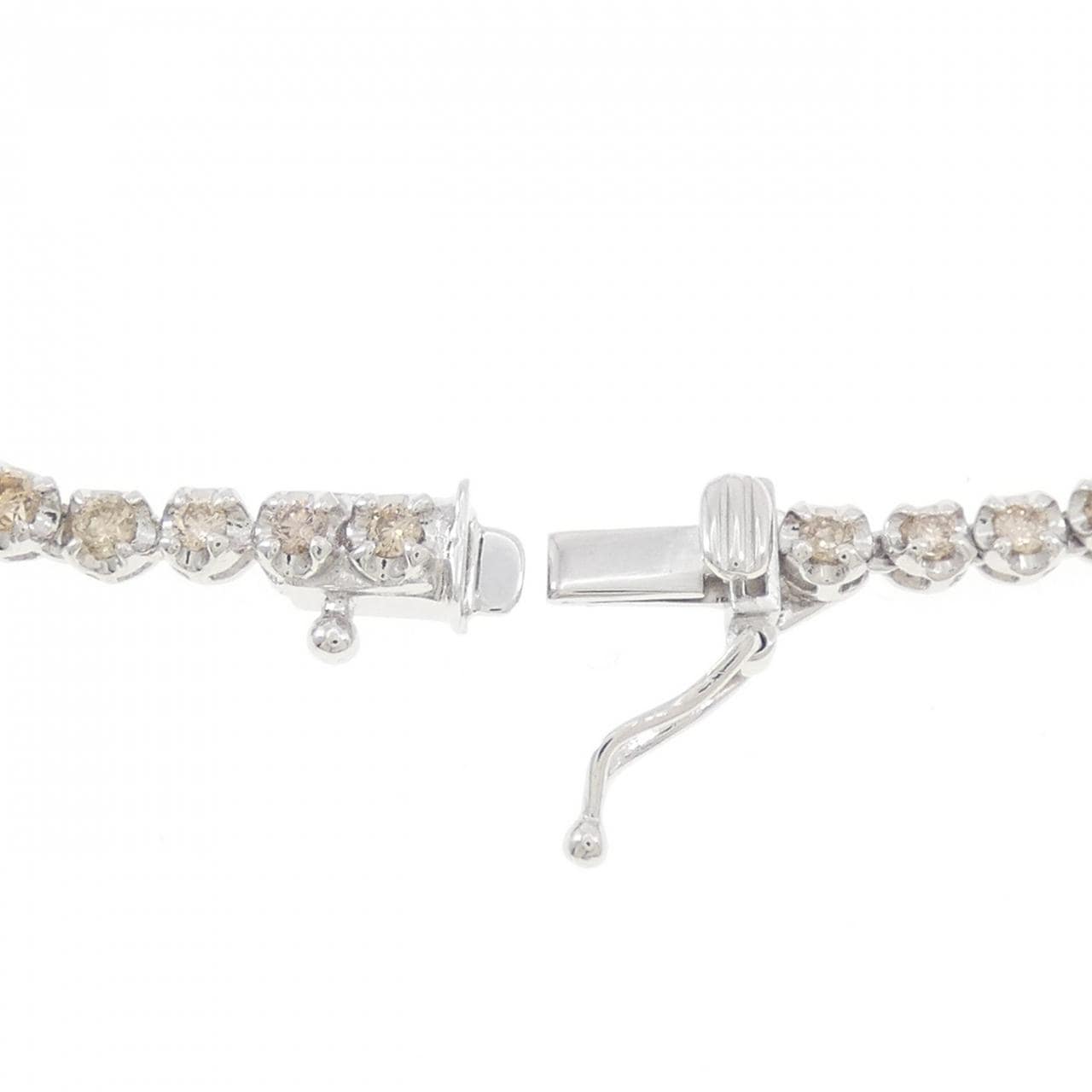 K18WG ダイヤモンド ブレスレット