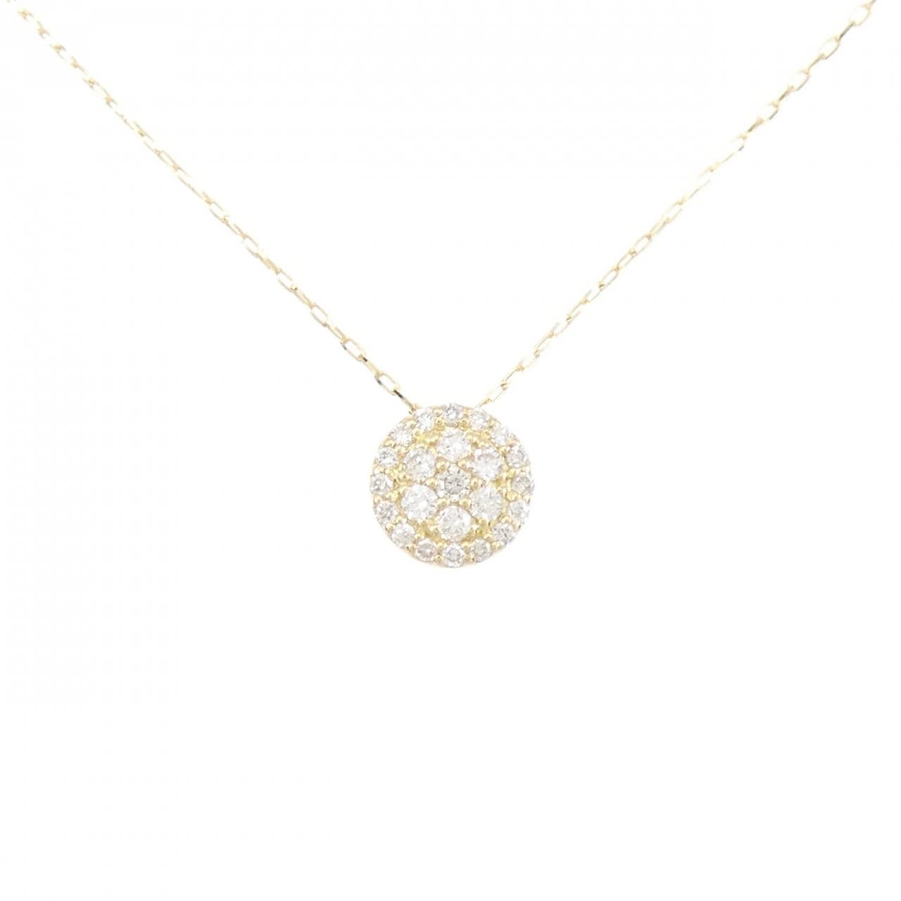 [BRAND NEW] K18YG Diamond Necklace 0.15CT