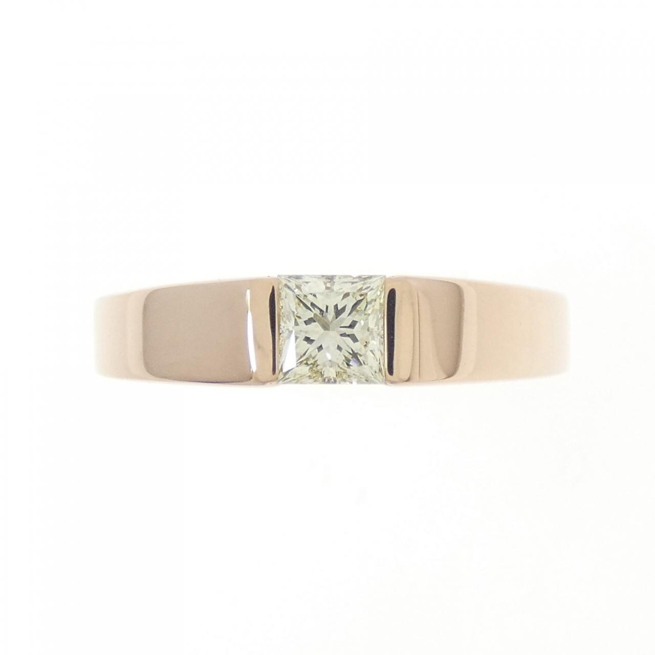 K18PG ダイヤモンド リング 0.323CT