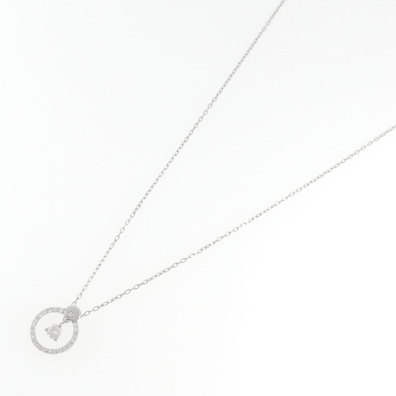 PT900/PT850 ダイヤモンド ネックレス 0.18CT