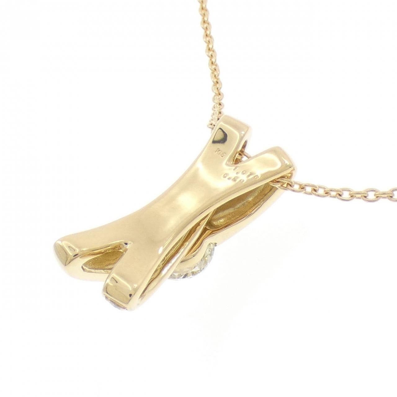 K18YG ダイヤモンド ネックレス 1.070CT