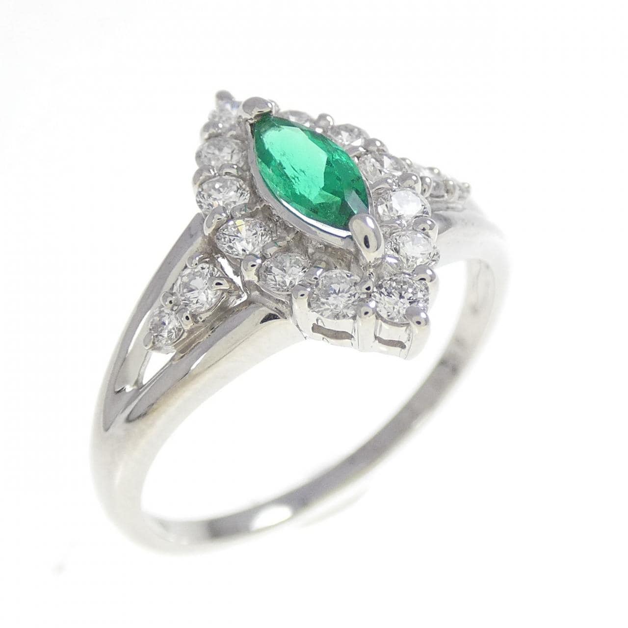 PT900 エメラルド リング 0.21CT