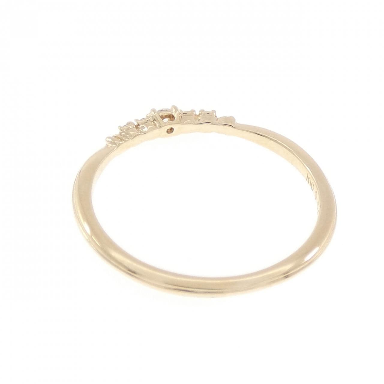 アガット ダイヤモンド リング 0.04CT