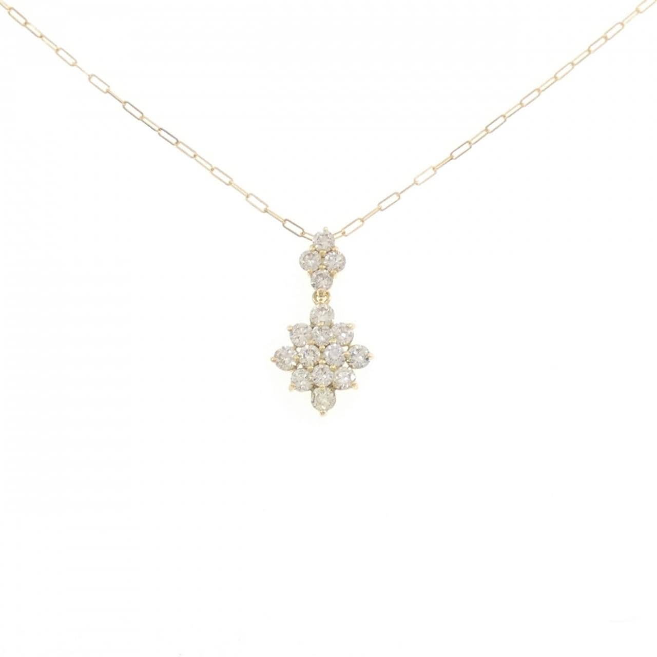 K18YG ダイヤモンド ネックレス 0.50CT