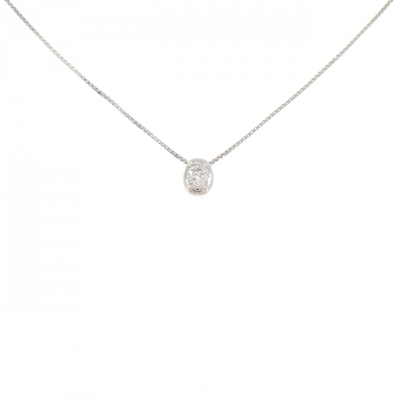 PT900/PT850 ダイヤモンド ネックレス 0.12CT