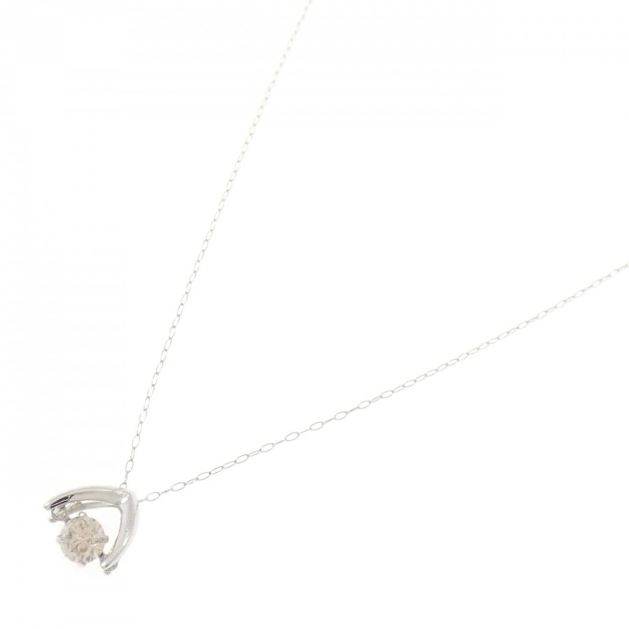 PT900/PT850 ダイヤモンド ネックレス 0.30CT