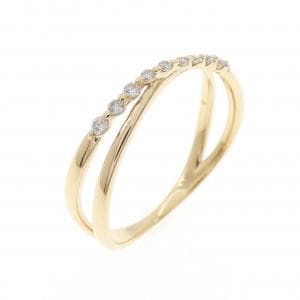 K18YG ダイヤモンド リング