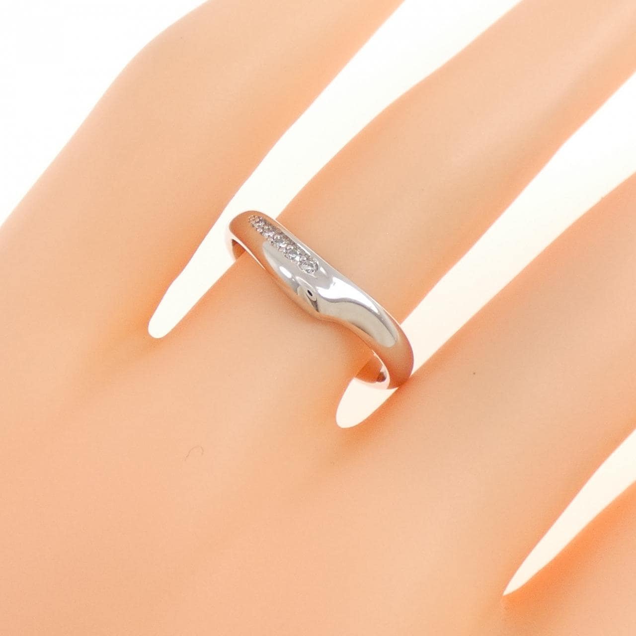 ティファニー オープンハート リング