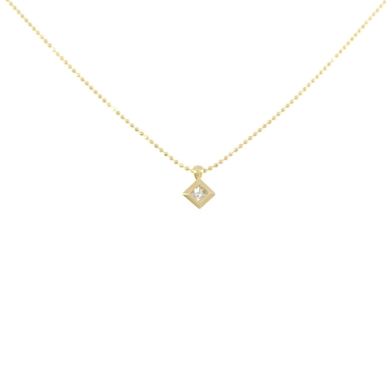 K18YG ダイヤモンド ネックレス 0.11CT