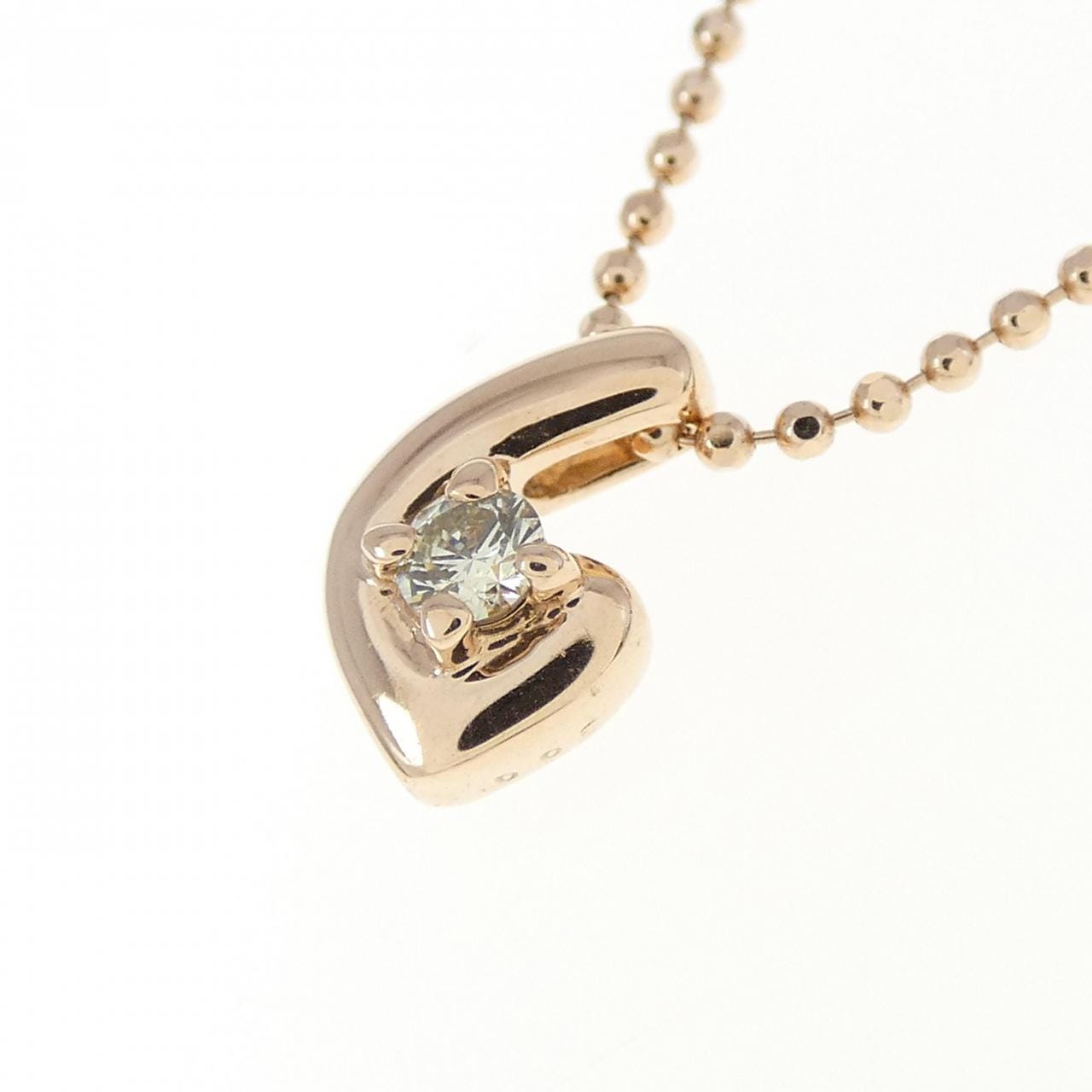 K10PG ダイヤモンド ネックレス 0.05CT