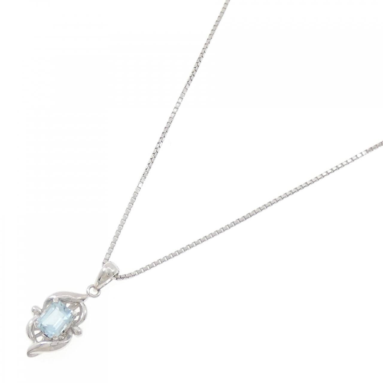 PT900/PT850 アクアマリン ネックレス 0.537CT