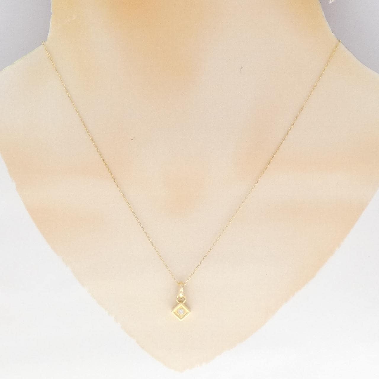 K18YG ダイヤモンド ネックレス 0.05CT
