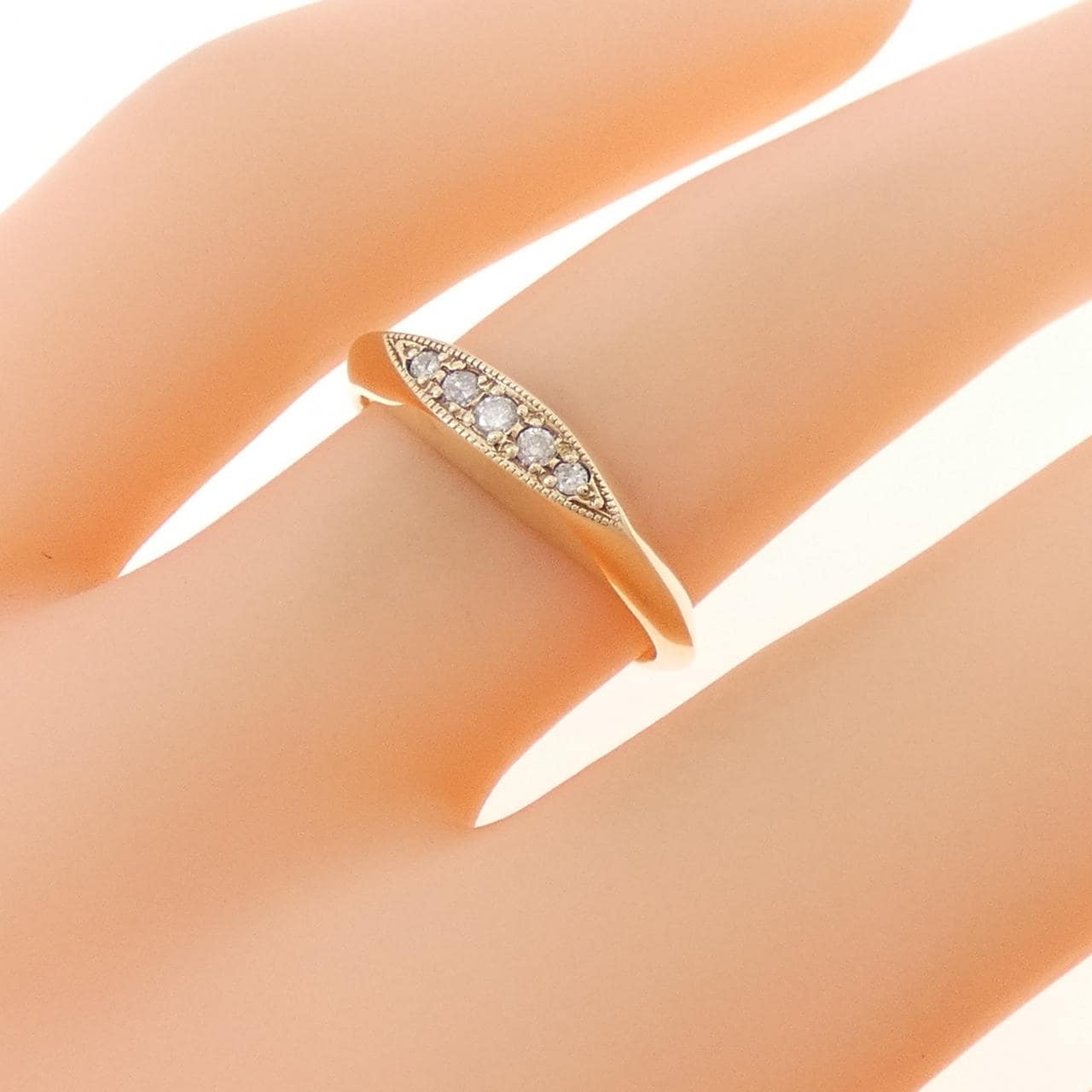 アガット ダイヤモンド リング 0.06CT