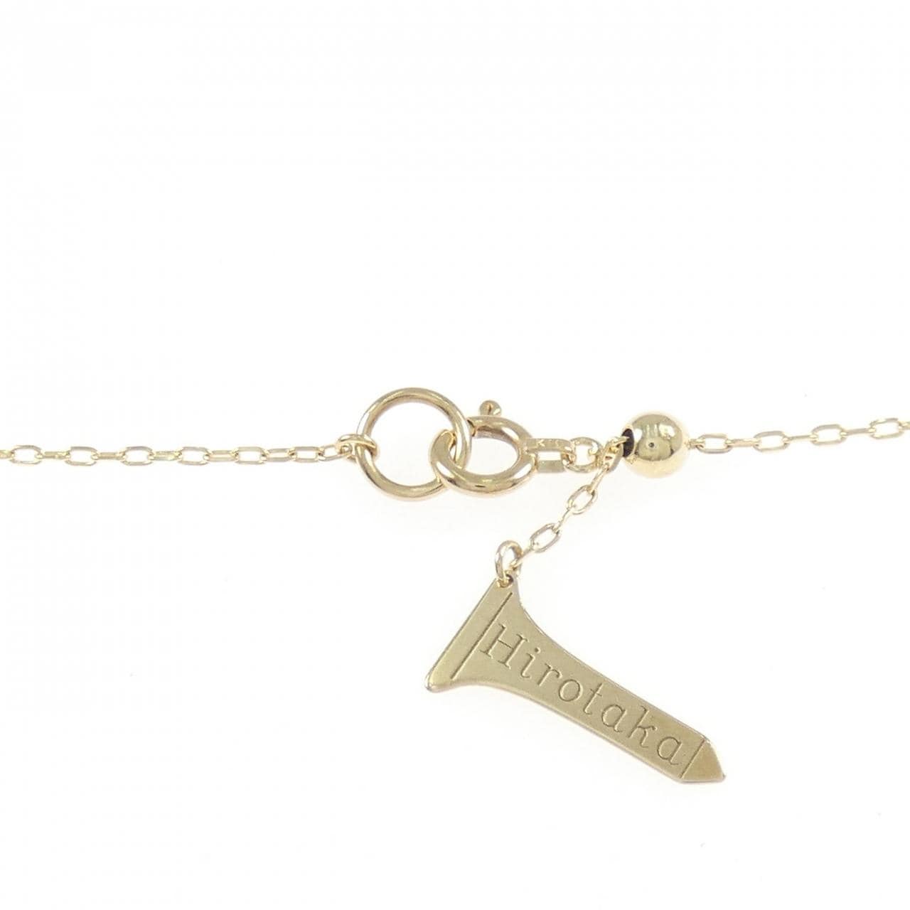ヒロタカ トラペーズ ネックレス 0.06CT