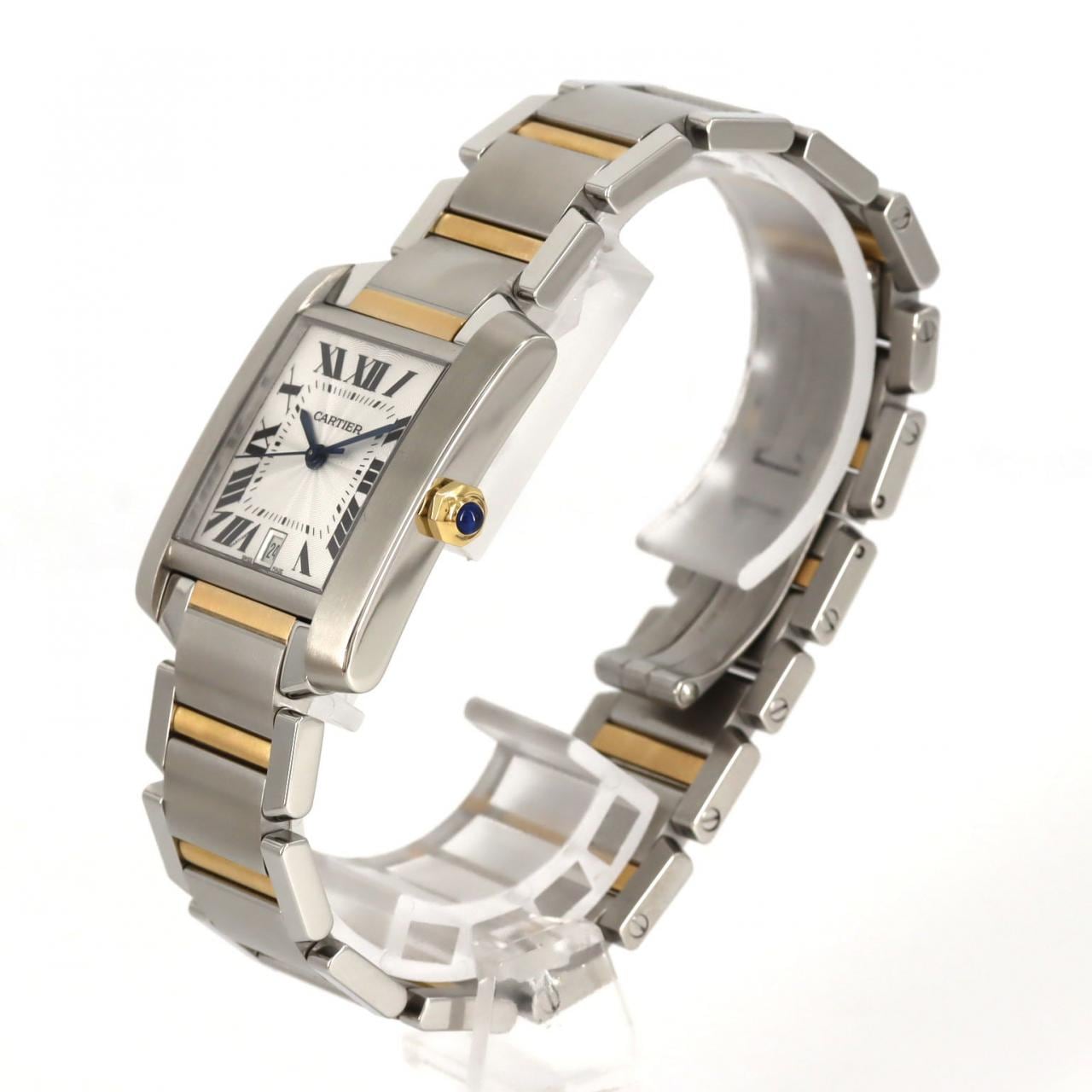 カルティエ タンクフランセーズLM コンビ W51005Q4 SSxYG 自動巻