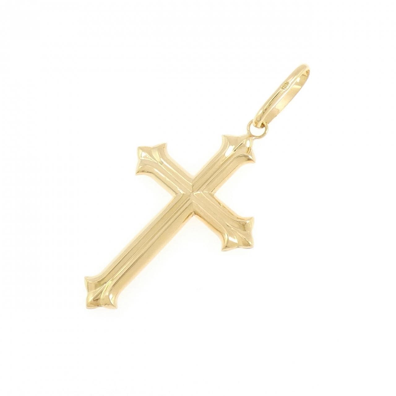 【新品】K18YG クロス ペンダント