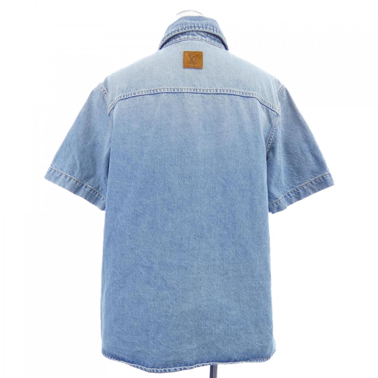 ルイヴィトン LOUIS VUITTON ショートスリーブデニムシャツ HSS50WPCL S／Sシャツ