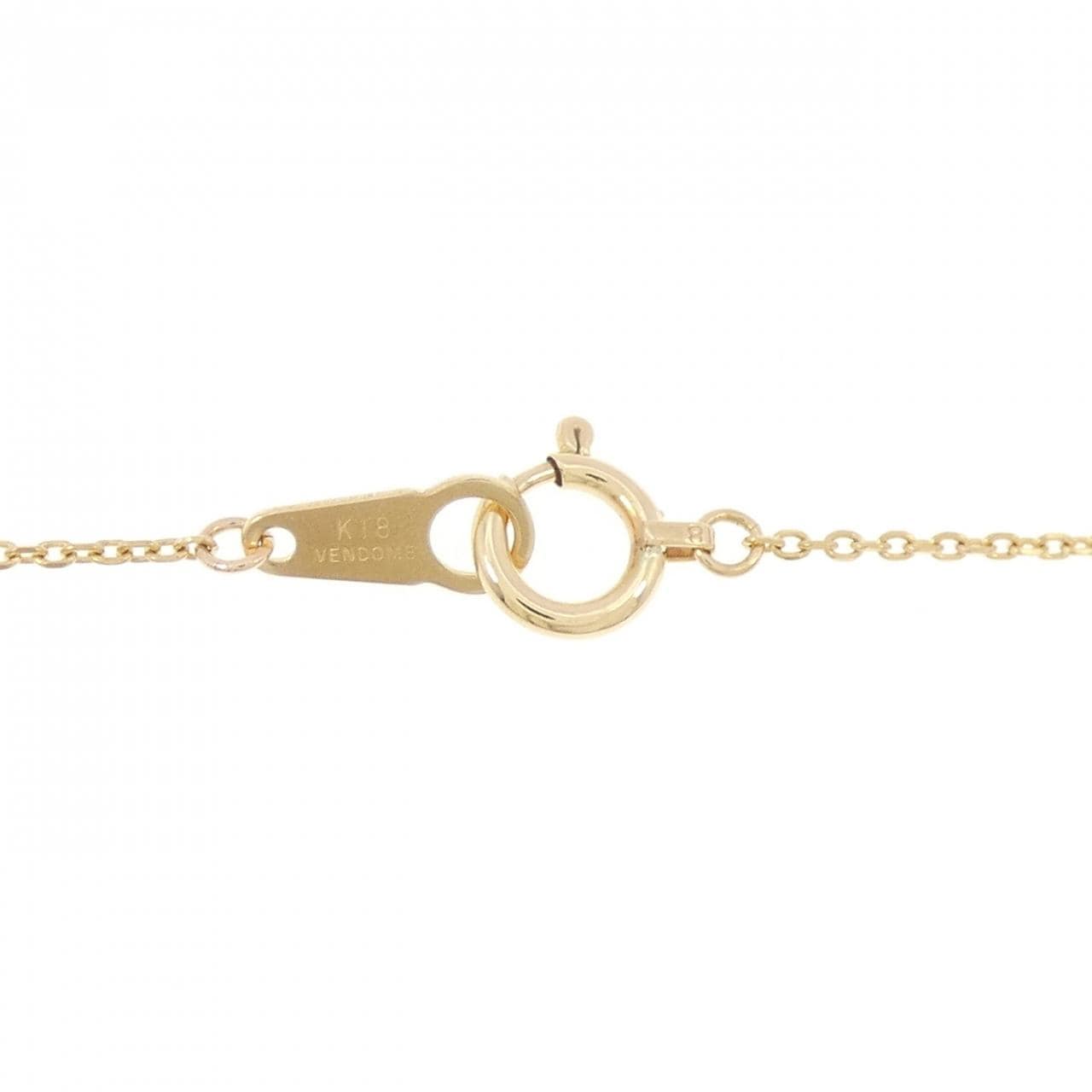 ヴァンドーム クロス ネックレス 0.10CT