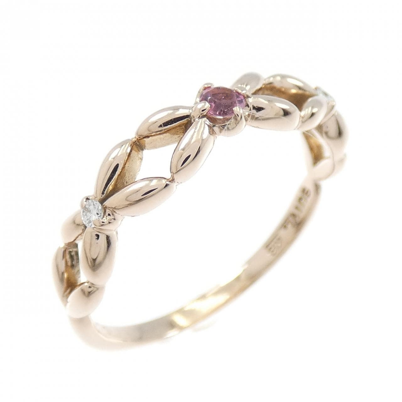 K18PG トルマリン リング