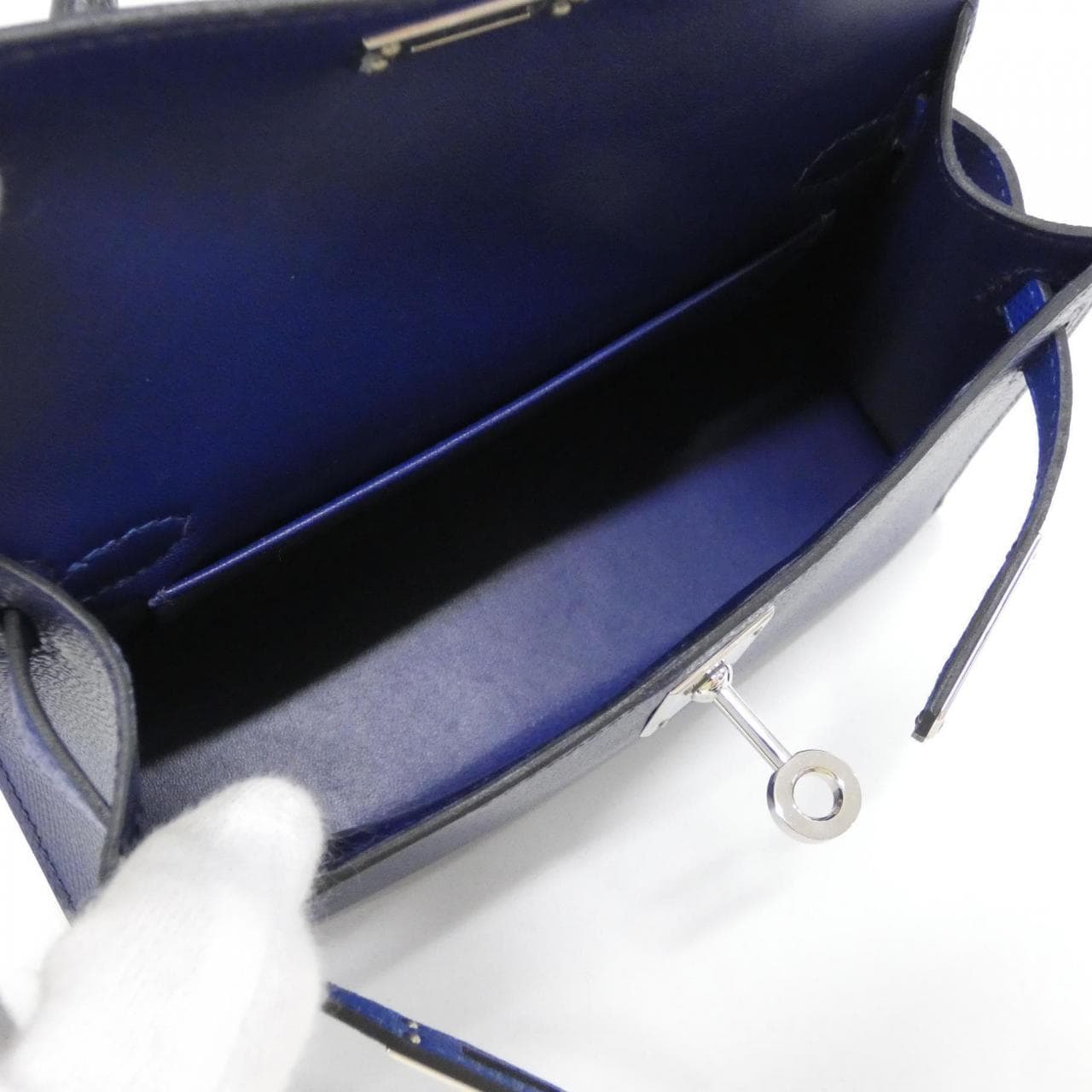 エルメス ミニ ケリー2 トリコロール MINI 082732CK バッグ