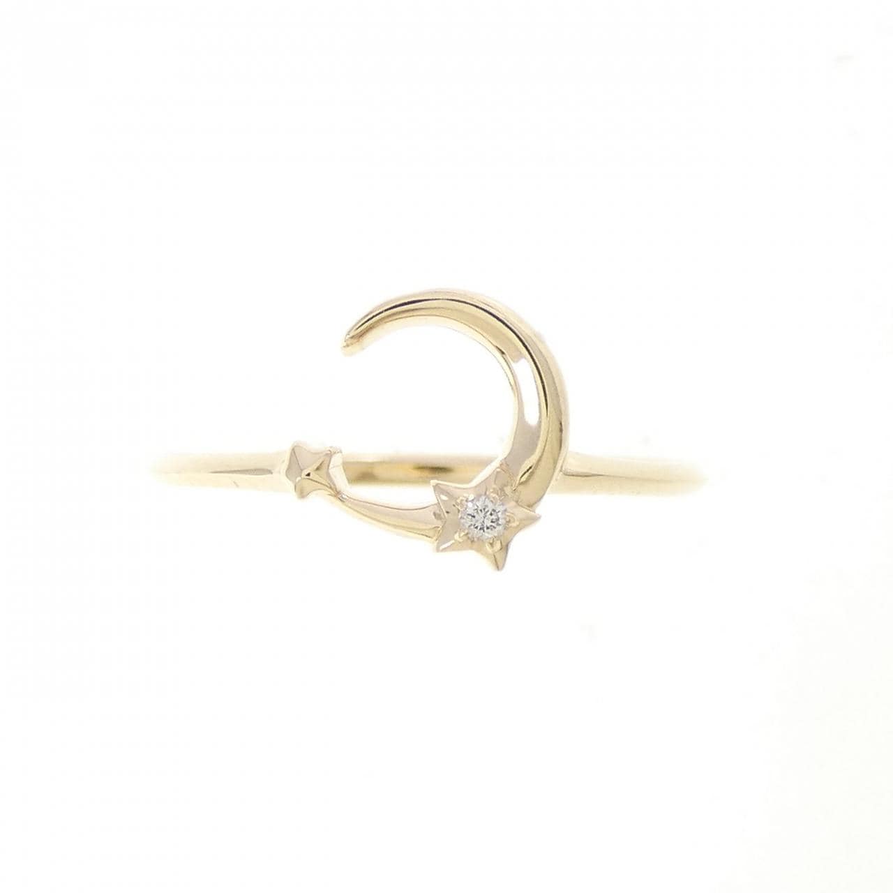 ノジェス ムーン×スター ダイヤモンド リング 0.01CT