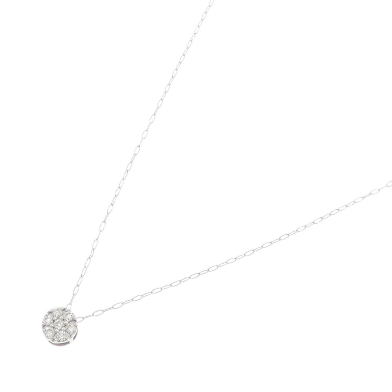 K10WG ダイヤモンド ネックレス 0.09CT