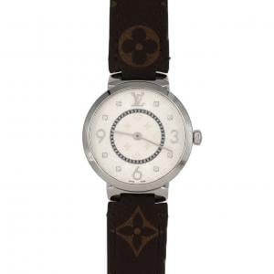 LOUIS VUITTON Tambour Monogram 8P Q13MJ SS石英