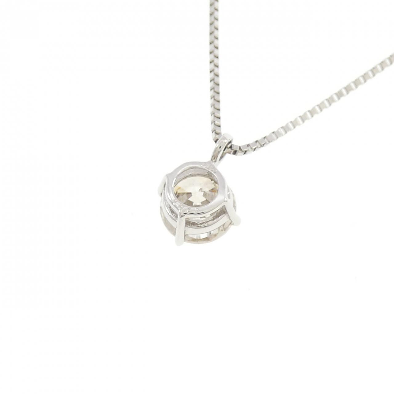 PT950/PT850单钻鑽石項鍊，1.060克拉