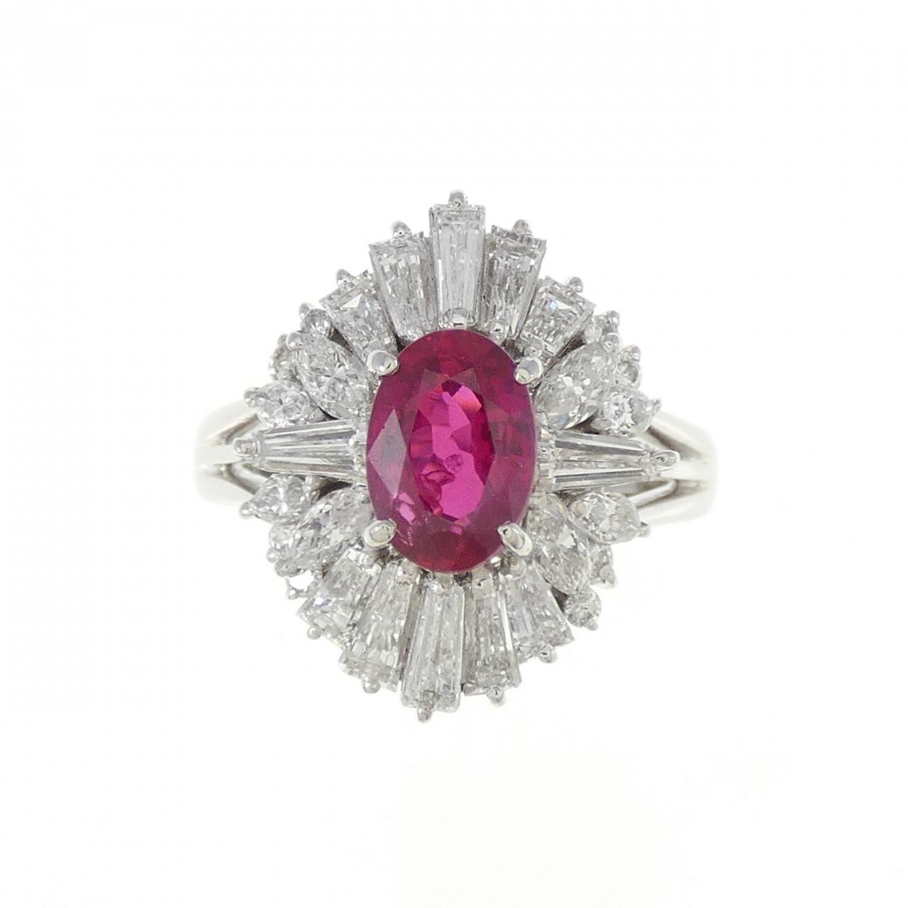 PT900 ルビー リング 1.012CT