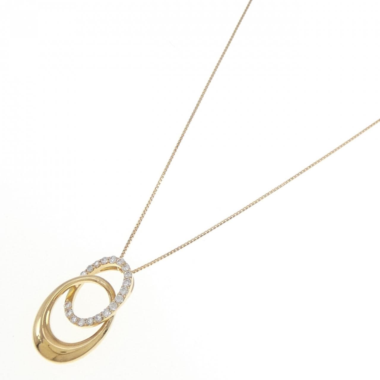 K18YG ダイヤモンド ネックレス 0.30CT