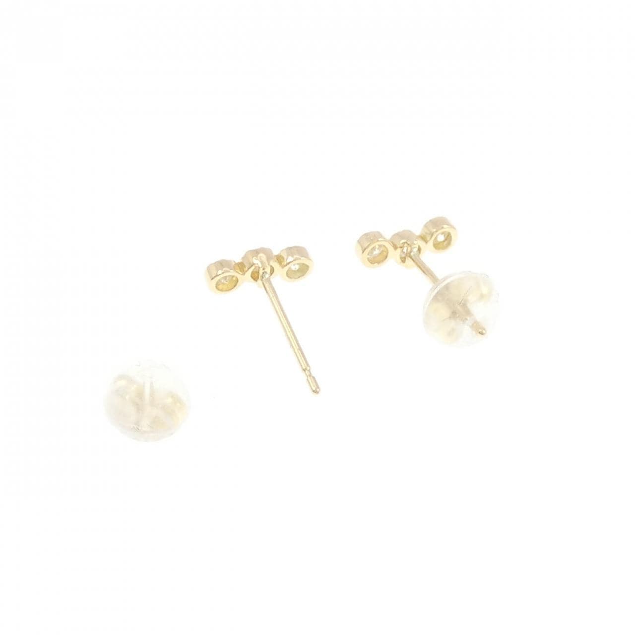 【リメイク】K18YG ダイヤモンド ピアス 0.20CT