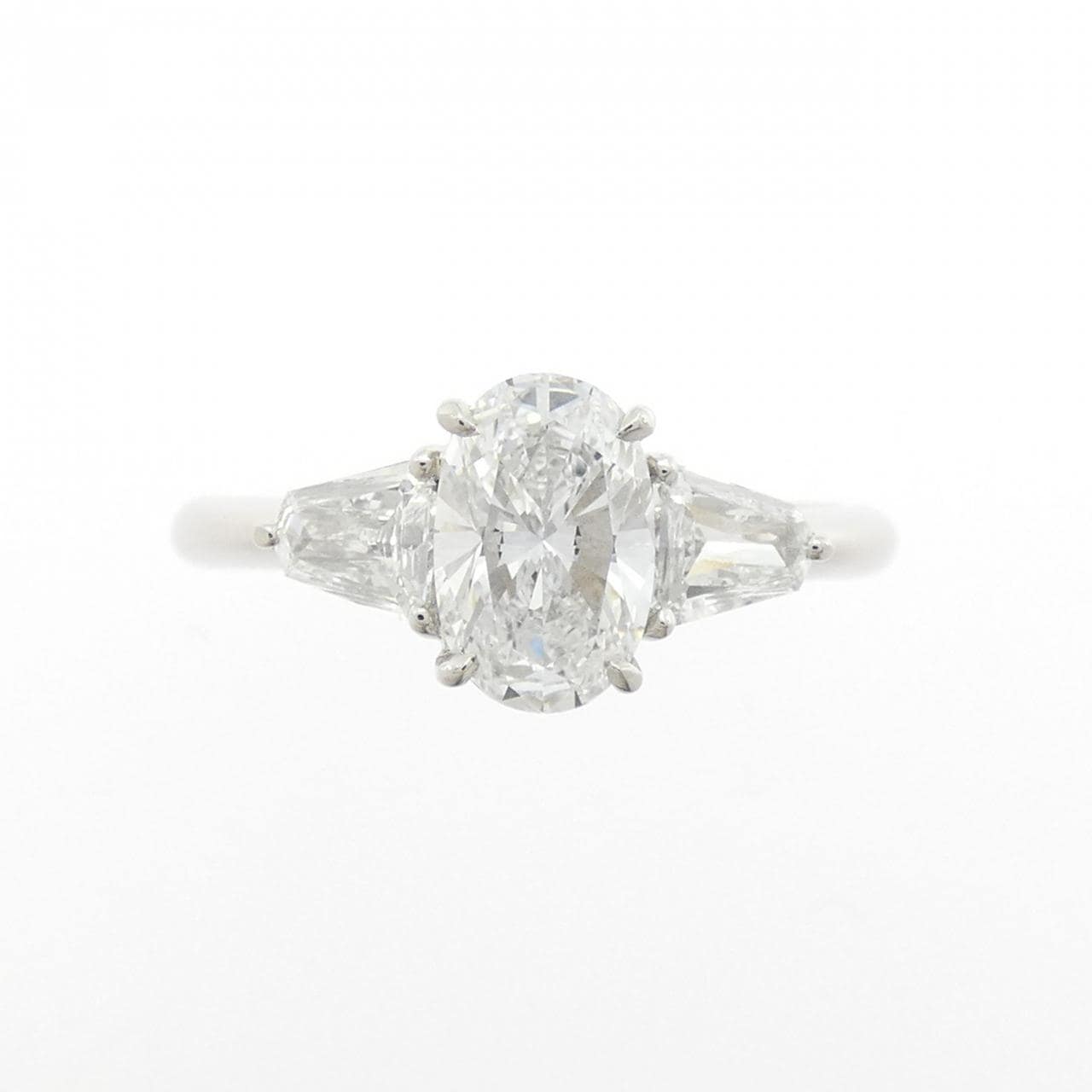 PT900 ダイヤモンド リング 1.032CT D VS1 オーバルカット